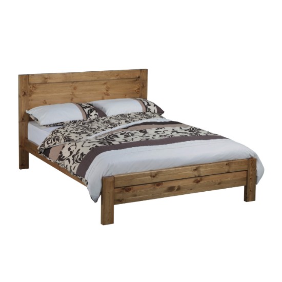 calton oak bed frame